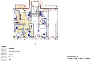 *** 3-Raumwohnung,mit FUSSBODENHEIZUNG, auf dem Schloßberg*** – Leipziger Straße 107, 9113 Schloßchemnitz, Chemnitz – Vorschaubild 4