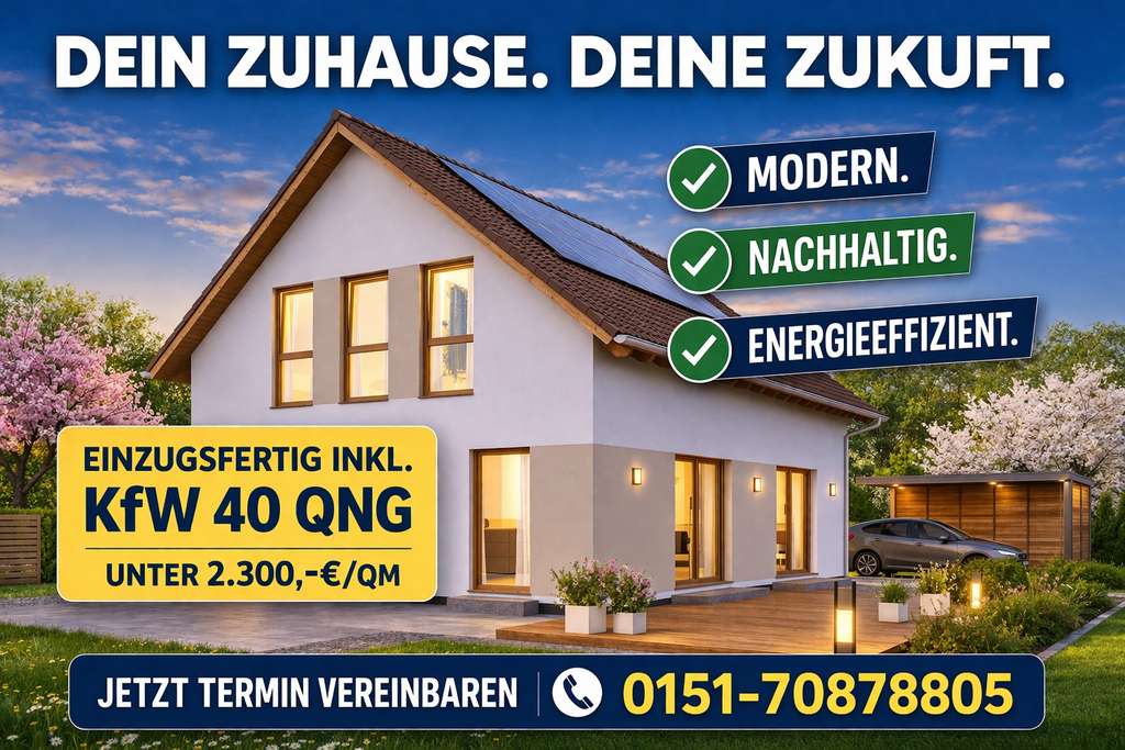 Immobilie in Lastrup - Schlüsselfertiges Einfamilienhaus in Lastrup mit 161 m² - Bild 0