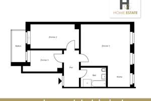 Kleine 3 Zimmer mit Balkon - Provisionsfrei  – Stockstraße 11, 4155 Gohlis-Süd, Leipzig – Vorschaubild 12