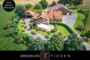 Pferdegerecht und repräsentativ: Hofstelle mit 2 Wohnhäusern und großem Flächenensemble nahe Meppen! – Die vollständige Adresse der Immobilie erhältst du vom Anbieter., 49716 Meppen – Vorschaubild 1