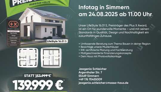 Bild von Besuchen Sie uns im Musterhaus - wir freuen uns auf Sie.