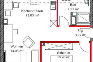 Erstbezug! Moderne Dachgeschosswohnung mit Klimaanlage Nürnberg Steinbühl – Munkerstraße 5, 90433 Steinbühl, Nürnberg – Vorschaubild 6