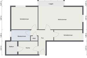 Helle 3-Zimmer- Wohnung mit Balkon & Loggia – Die vollständige Adresse der Immobilie erhältst du vom Anbieter., 30459 Ricklingen (Ortsteil), Hannover – Vorschaubild 12
