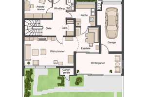 Elegantes Einfamilienhaus mit Wintergarten in ruhiger Lage in Trudering – Die vollständige Adresse der Immobilie erhältst du vom Anbieter., 81735 Gartenstadt Trudering, München – Vorschaubild 16