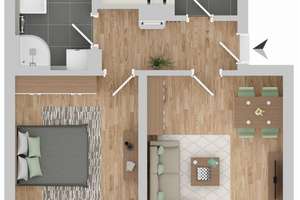 2-Raumwohnung mit Balkon – Zeunerstraße 11, 9117 Siegmar, Chemnitz – Vorschaubild 2