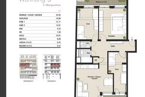 Energieeffizient und großzügig wohnen in Lindenthal – modernisierte 4-Zimmer mit Balkon & Loggia!WE5 – Dürener Straße 105, 50931 Lindenthal (Ortsteil), Köln – Vorschaubild 2