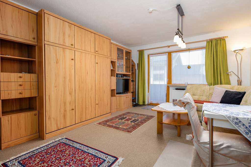 Immobilie in Wallgau - Attraktive 1-Zimmer-Wohnung in Wallgau mit Balkon und Stellplatz - Bild 0