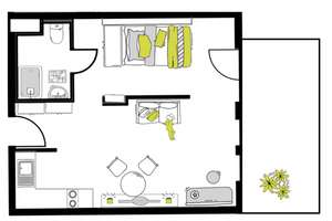 Modernes möbliertes Apartment mit Balkon in Ingolstadt Nordwest – Theodor-Heuss-Straße 26, 85055 Nordost, Ingolstadt – Vorschaubild 15