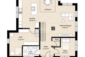Hell, modern und energieeffizient: Großzügiges Einfamilienhaus mit Wow-Faktor – Die vollständige Adresse der Immobilie erhältst du vom Anbieter., 22145 Stapelfeld – Vorschaubild 22