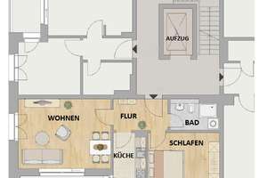 + Neuwertige 2-Zimmer-Wohnung mit großem Balkon, Fußbodenheizung & Tiefgarage in Dresden-Striesen + – Die vollständige Adresse der Immobilie erhältst du vom Anbieter., 1309 Striesen-Süd, Dresden – Vorschaubild 6
