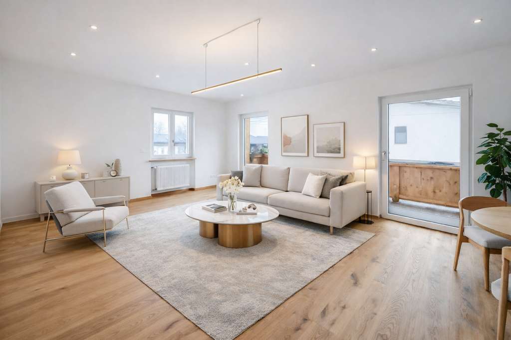 Immobilie in Otterfing - Ankommen und wohlfühlen – moderne 3-Zimmer-Wohnung mit Balkon - Bild 0