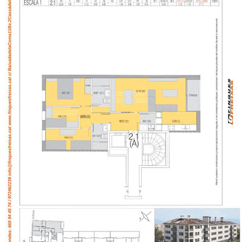 Wohnung von 88 m2 mit 3 Schlafzimmern in einem im Bau befindlichen Gebäude am Rande von Ps.Ferrocarr