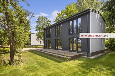 IMMOBERLIN.DE - Ersteinzug in Traumlage! Feines Einfamilienhaus in KfW-55-Bauweise
