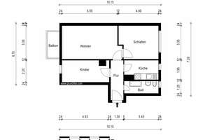 Renovierte 3-Zimmer-Wohnung – Riethstr. 12, 99089 Rieth, Erfurt – Vorschaubild 2