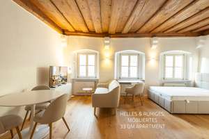 AB 01.12.25 | ERSTBEZUG NACH SANIERUNG: 1-ZIMMER-APARTMENT (33 QM) MÖBLIERT | REGENSBURG 80M VOM DOM – Die vollständige Adresse der Immobilie erhältst du vom Anbieter., 93047 Innenstadt, Regensburg – Vorschaubild 1