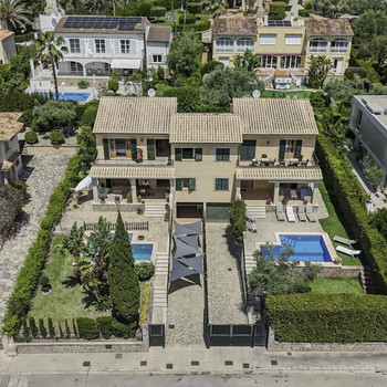 Mediterrane Villa mit Meerblick Alcanada, Alcúdia.. Wo das Blau des Himmels mit dem Meer verschmilzt