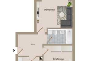 2- Zimmer Wohnung mit Balkon in Dresden- Seidnitz – Dresden – Vorschaubild 6