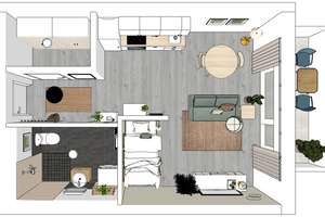 Erstbezug 2026!  1-Raum Wohnung Olvenstedt - barrierefrei – Johannes Göderitz Str 80, 39130 Neu Olvenstedt, Magdeburg – Vorschaubild 17