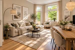 Altbaucharme & Citynähe: Hochwertig renovierte 2-Zimmer-Wohnung mit Balkon – courtagefrei – 20535 Hamm, Hamburg – Vorschaubild 6