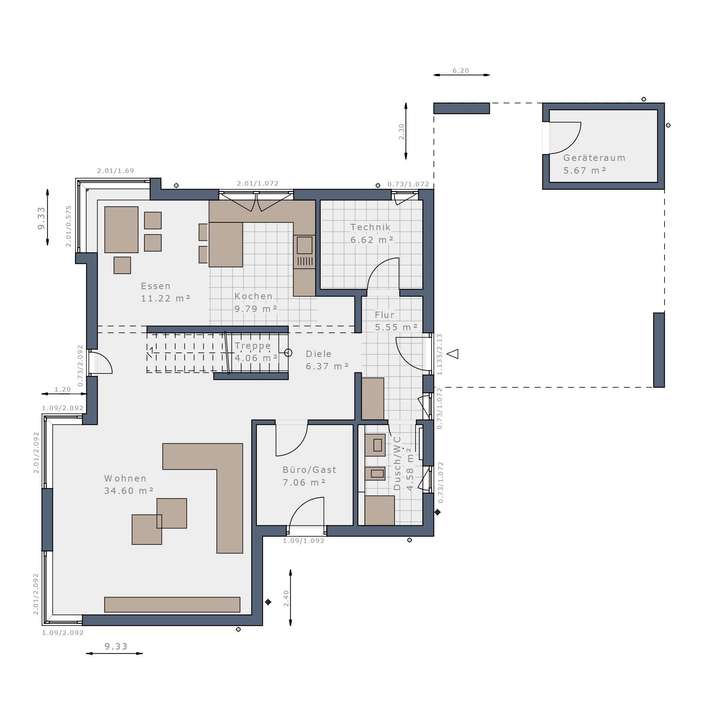 Grundriss Erdgeschoss