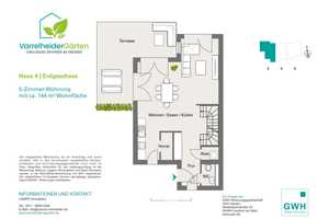 Isernhagen-Süd: Endhaus mit 4 Schlafzimmern, Garten, Fußbodenheizung sehr große Terrasse, Tiefgarage – Varrelheide 6E, 30657 Hannover – Vorschaubild 24