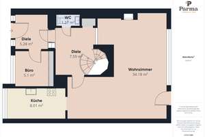 Charmantes Reihenmittelhaus mit Garten und Garage – Die vollständige Adresse der Immobilie erhältst du vom Anbieter., 52353 Birkesdorf, Düren – Vorschaubild 14