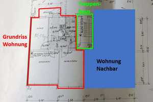 Stilvolle, sanierte 3-Raum-Wohnung mit gehobener Innenausstattung mit Einbauküche in Nürnberg – Wirthstraße 2, 90459 Nürnberg – Vorschaubild 3