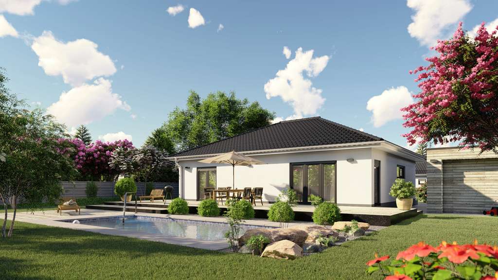 Immobilie in Ergoldsbach - Jetzt verfügbar: Bungalow ›Nizza‹ – Komfortables Wohnen auf einer Ebene - Bild 0