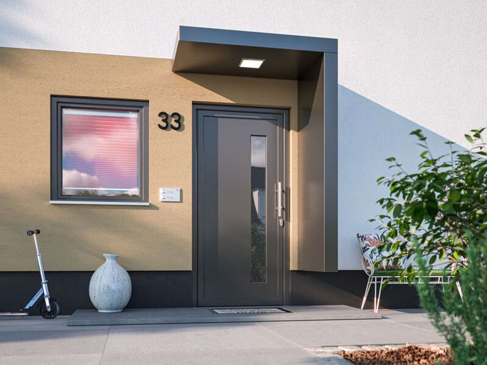 Vordach Eingang SoWu