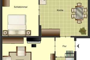 Gemütliche 2-Zimmer-Etagenwohnung in Bocholt zu vermieten – Eintrachtstraße 106, 46397 Bocholt – Vorschaubild 2