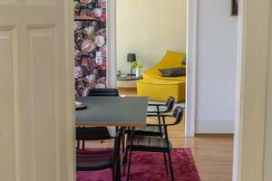 Ein ganzes Stockwerk im Kulturdenkmal:6 Zimmer, 150m²,  über 3m Deckenhöhe, Stellplatz, Ofen, Balkon – 70180 Lehen, Stuttgart – Vorschaubild 6