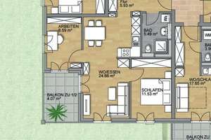 Erstbezug- Traumhafte Balkonwohnung Süd-West-Ausrichtung – Die vollständige Adresse der Immobilie erhältst du vom Anbieter., 93053 Galgenberg, Regensburg – Vorschaubild 8