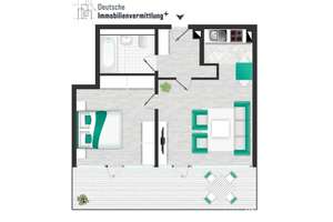 Helle 2-Zimmer-Wohnung mit Balkon in München-Hadern – Die vollständige Adresse der Immobilie erhältst du vom Anbieter., 81375 Neuhadern, München – Vorschaubild 12