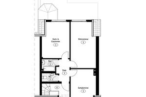 2 Zimmer DG- renoviert – Heinestraße 29, 47179 Aldenrade, Duisburg – Vorschaubild 8