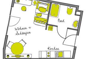 Vollmöblierte Komfort L-Apartments im "URBAN LIVING Essen" – Jägerstraße 25, 45127 Westviertel, Essen – Vorschaubild 7
