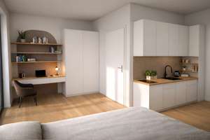 WE 46: Eberswalde: ERSTBEZUG im LUXUS Neubau: 1-Zi mit 23m² MIT BALKON ab 2028 BEZUGSBEREIT – Die vollständige Adresse der Immobilie erhältst du vom Anbieter., 16225 Eberswalde – Vorschaubild 8