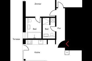 Kraftraum – modernes Penthouse im Fluss des Sonnenlaufes – Die vollständige Adresse der Immobilie erhältst du vom Anbieter., 13156 Niederschönhausen, Berlin – Vorschaubild 17