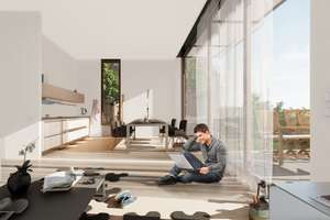 WE A1.3 -idealer Rheinblick mit 15qm Balkon zum Rhein! 3-4 Zimmer! – Am Zollhof 20, 47829 Uerdingen, Krefeld – Vorschaubild 4