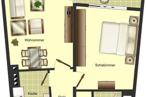 Demnächst frei! 2-Zimmer-Wohnung in Solingen Wald – Schellingstraße 2, 42719 Wald, Solingen – Vorschaubild 2