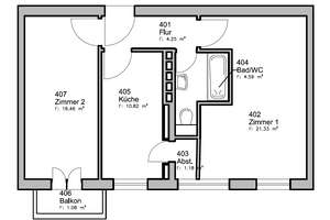 Charmante 2-Zimmer-Wohnung mit Balkon und Aufzug im Brüsseler Kiez – Die vollständige Adresse der Immobilie erhältst du vom Anbieter., 13347 Wedding, Berlin – Vorschaubild 16