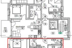 3-Zimmer-Wohnung mit Balkon im 2.OG – Donautalstraße 7/1, 89079 Wiblingen, Ulm – Vorschaubild 4