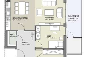 Stilvolle 3-Zimmer-Wohnung & Carport in begehrter Lage von Oldenburg – Die vollständige Adresse der Immobilie erhältst du vom Anbieter., 26131 Eversten, Oldenburg (Oldenburg) – Vorschaubild 16