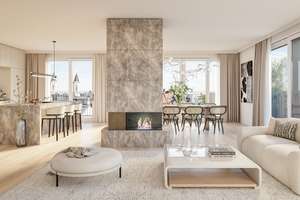 Exklusives 3-Zimmer Penthouse mit Blick auf die Ludwigskirche