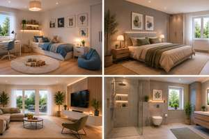 Mit KfW-Zuschuss "Gewerbe zu Wohnen" erstellen Sie ZWEI 3-Zimmer-Eigentumswohnungen in Kalchreuth! – Die vollständige Adresse der Immobilie erhältst du vom Anbieter., 90562 Kalchreuth – Vorschaubild 3