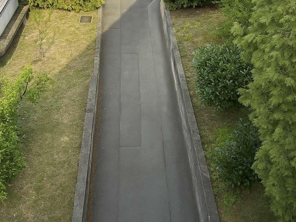 Zufahrt zur Garage