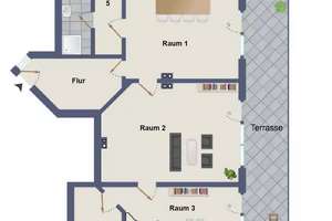 ++++ DA / top Lage / exclusive ETW / 160 m² Wfl + 80 m² ++++ – Die vollständige Adresse der Immobilie erhältst du vom Anbieter., 64285 Bessungen, Darmstadt – Vorschaubild 8