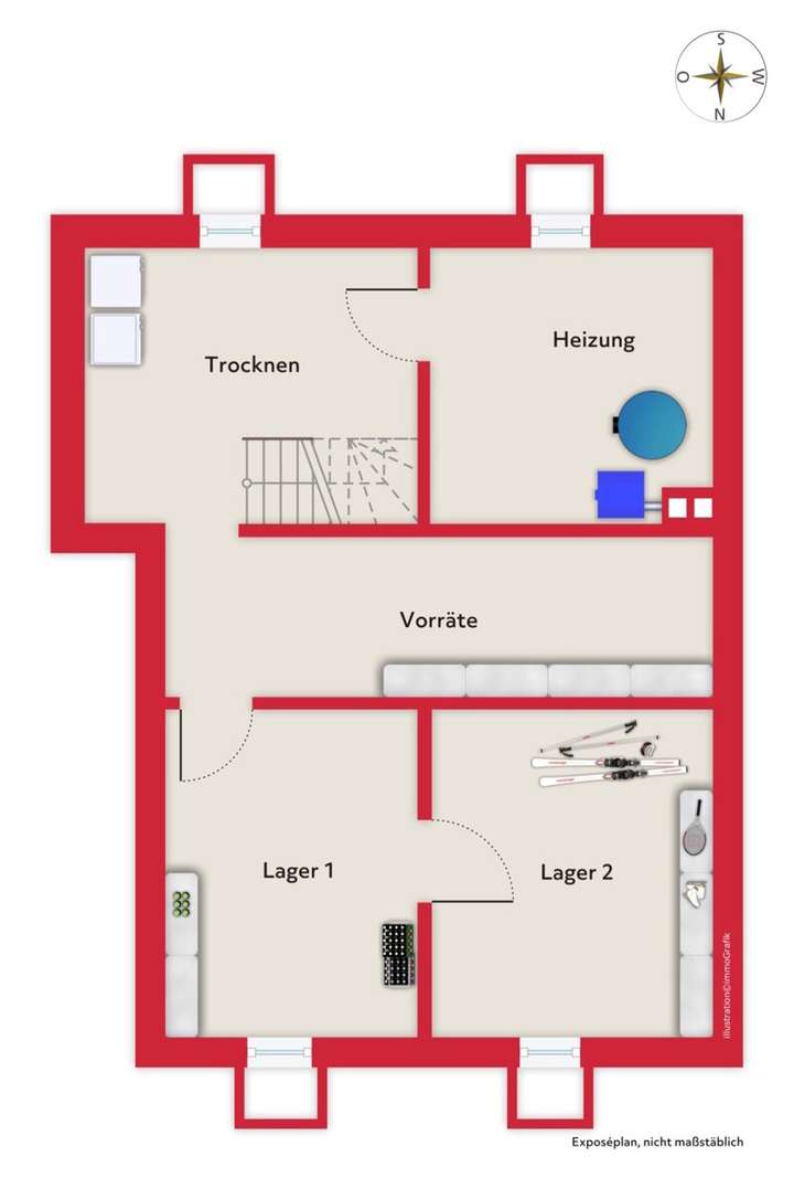 Grundriss Kellergeschoss