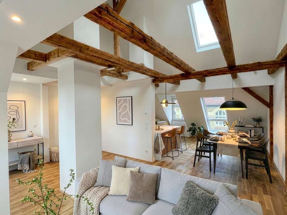 einladender Küchen-/Essbereich