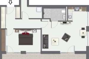 Hochwertige 2-Zimmer-Neubauwohnung mit sonniger Loggia – Die vollständige Adresse der Immobilie erhältst du vom Anbieter., 49090 Eversburg, Osnabrück – Vorschaubild 10