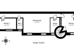 Bestlage, 100 qm Altbau, ruhig, hell, Wilmersdorf – Die vollständige Adresse der Immobilie erhältst du vom Anbieter., 10717 Wilmersdorf, Berlin – Vorschaubild 9
